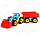 Іграшковий трактор з ковшем і причепом, фото 3
