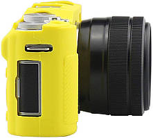 Захисний силіконовий чохол для фотоапаратів FujiFilm X-A3, X-A10 X-A20 X-A5 - жовтий