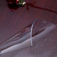 Мягкое стекло Прозрачная силиконовая скатерть на стол Soft Glass Защита для мебели 2.1х1.0 м (Толщина 2мм)