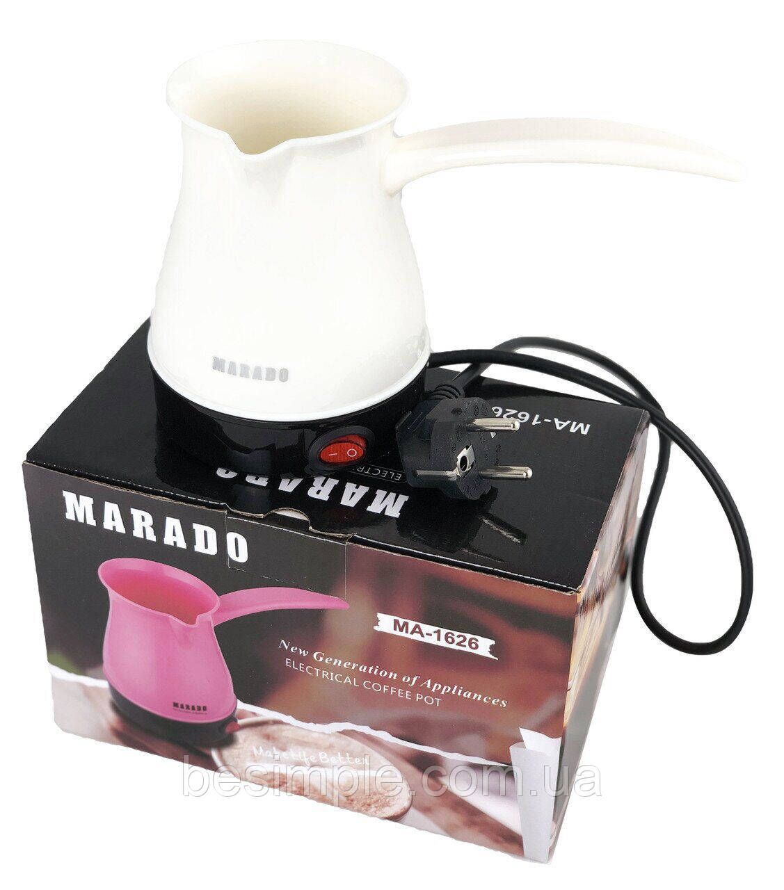 Электрическая кофеварка турка Marado MA-1626 / Электротурка кофеварка для дома - фото 9 - id-p1227231895