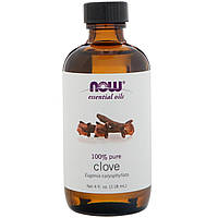 Эфирное масло гвоздики (Clove), Now Foods, 118 мл