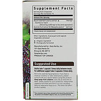 Gaia Herbs, Чорна бузина, 30 веганських капсул, фото 2