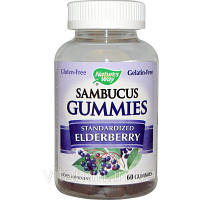 Черная бузина, Sambucus Gummies, Nature's Way, 60 таблеток