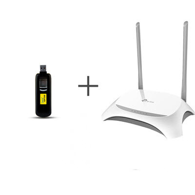 Комплект для 4G/3G інтернету Huawei E3276s-601 + TP-Link TL-WR842N