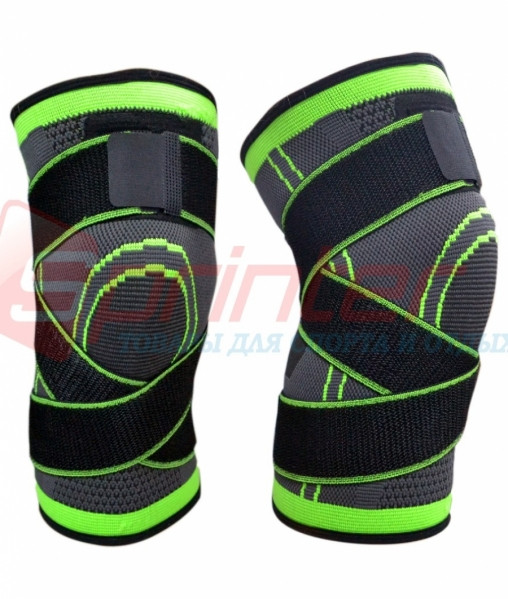 Еластичний бандаж із додатковою фіксацією колінного суглоба (1 шт.).ST-2502-L, фото 1