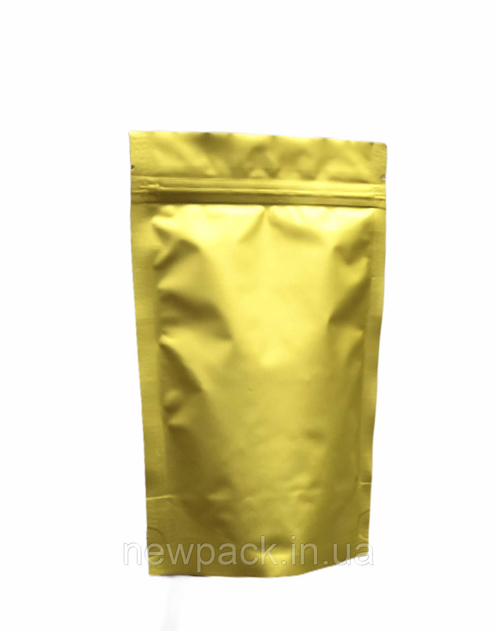Пакет дой-пак 180х280 золото (500 грам)