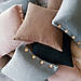 Чохол для подушки в'язаний Ohaina 40x40 Beige, фото 4