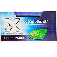 Xyloburst, All Natural Xylitol Gum, Peppermint, 12 Packs, 12 Pieces per Pack, фото 3