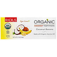 RADIUS, Органическая кокосово-банановая зубная паста, с 6 месяцев, 1,7 унции (48 g)