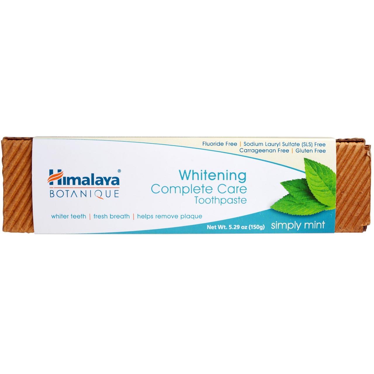Зубна паста вибілювальна з м'ятою, Toothpaste, Himalaya Herbal Healthcare,150 мл, фото 1