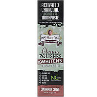 My Magic Mud, Activated Charcoal, Fluoride-Free, Whitening Toothpaste, Cinnamon Clove , 4 oz (113 g)