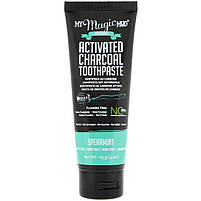 My Magic Mud, Activated Charcoal, Fluoride-Free, Whitening Toothpaste, Spearmint, 4 oz (113 g), фото 3