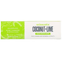Schmidt's Natural Deodorant, Tooth + Mouth Paste, Coconut + Lime, 4.7 oz (133 g)