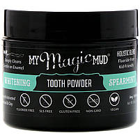 My Magic Mud, Whitening Tooth Powder, Spearmint, 1.06 oz (30 g), фото 3