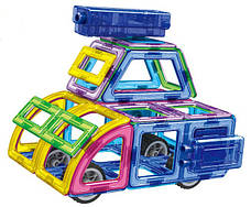 Конструктор Limo Toy магнітний LT5001 Транспорт Magnistar 96 деталей, фото 3