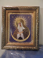Икона "Божией Матери Остробрамская". Размер 43 х 33 см.