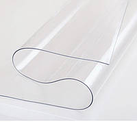Мягкое стекло Прозрачная силиконовая скатерть на стол Soft Glass Защита для мебели 3.0х1.0м (Толщина 2мм)