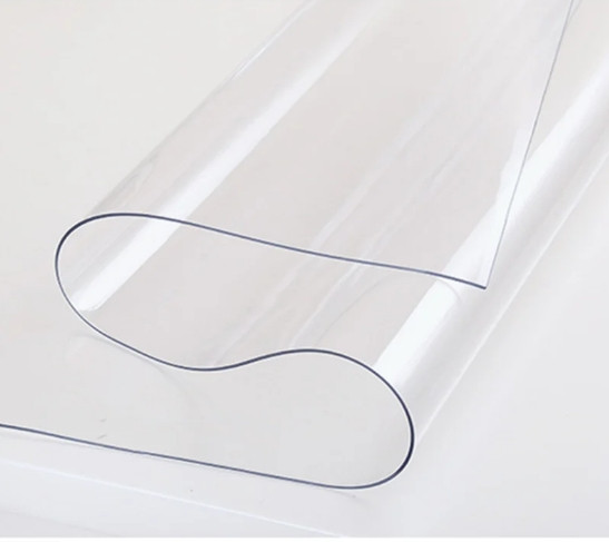 Силіконове м'яке скло Прозора захисна скатертина для столу і меблів Soft Glass (2.7х1.0м) товщина 2 мм