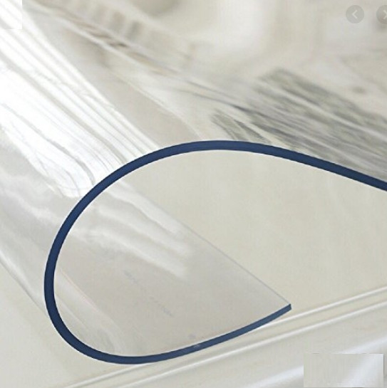 Силіконове м'яке скло Прозора захисна скатертина для столу і меблів Soft Glass (2.2х1.0м) товщина 2 мм