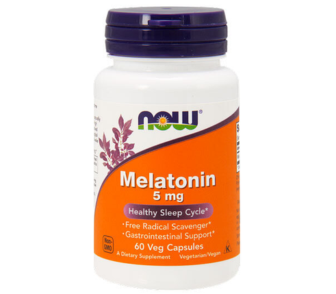 Мелатонін для сну NOW Foods Melatonin 5 mg 180 таб, фото 2