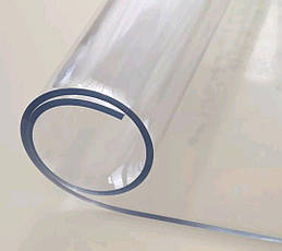 Силіконове м'яке скло Прозора захисна скатертина для столу і меблів Soft Glass (3.0х1.0м) товщина 2 мм, фото 2