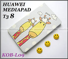 Дитячий чохол для Huawei Mediapad T3 8 KOB-L09 LTE (Жирафки)