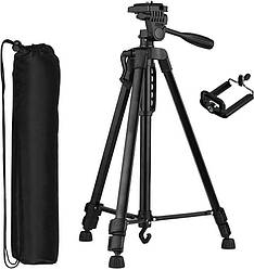 Штатив тринога Primo TR-3366 з власником смартфона – Black