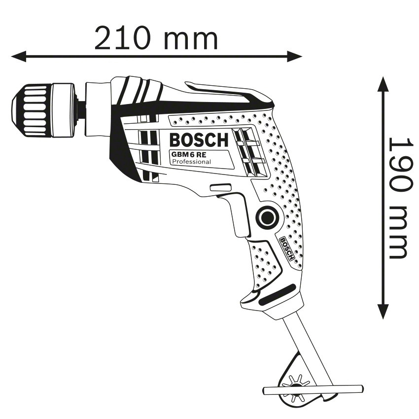 Дрель Bosch GBM 6 RE - фото 2 - id-p515556062