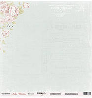 Аркуш однобічного паперу 30x30 Фантазія, колекція Леді Шеббі від Scrapmir