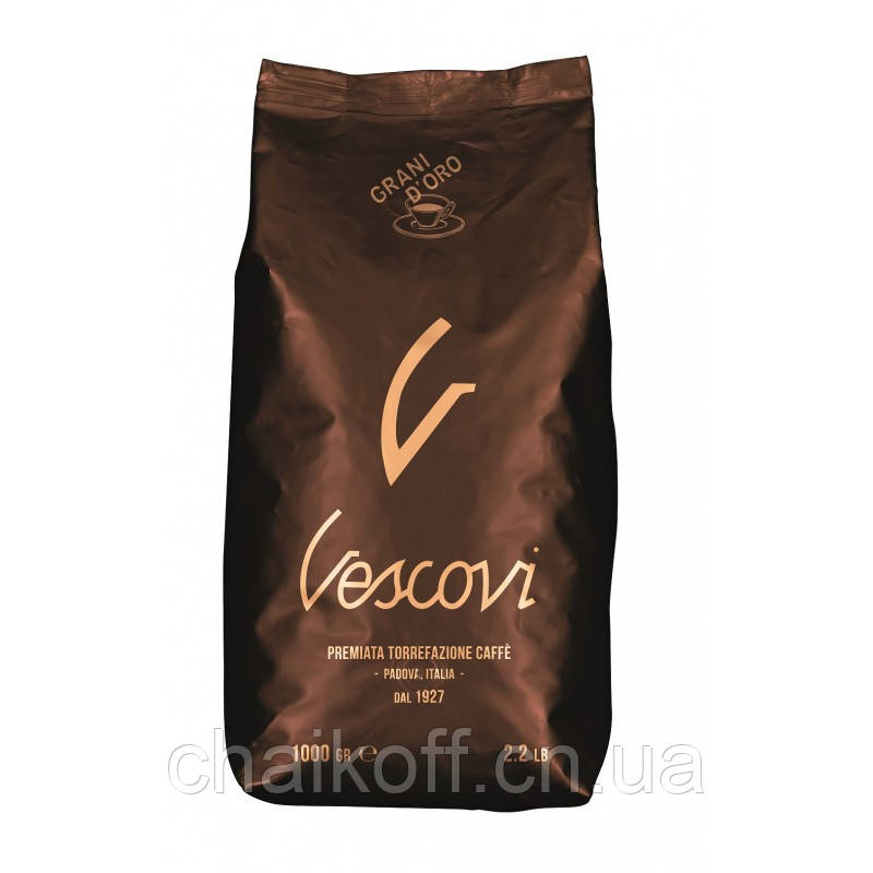 Кава в зернах Vescovi Grani d'oro 5 зірок 1000 м ( Італія)