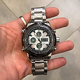 Чоловічі годинники AMST 3022 Metall Silver-Black-Silver, фото 5