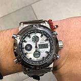 Чоловічі годинники AMST 3022 Metall Silver-Black-Silver, фото 4