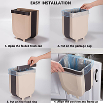 Складний сміттєвий контейнер Kitchen FLEXIBLE BIN, фото 5