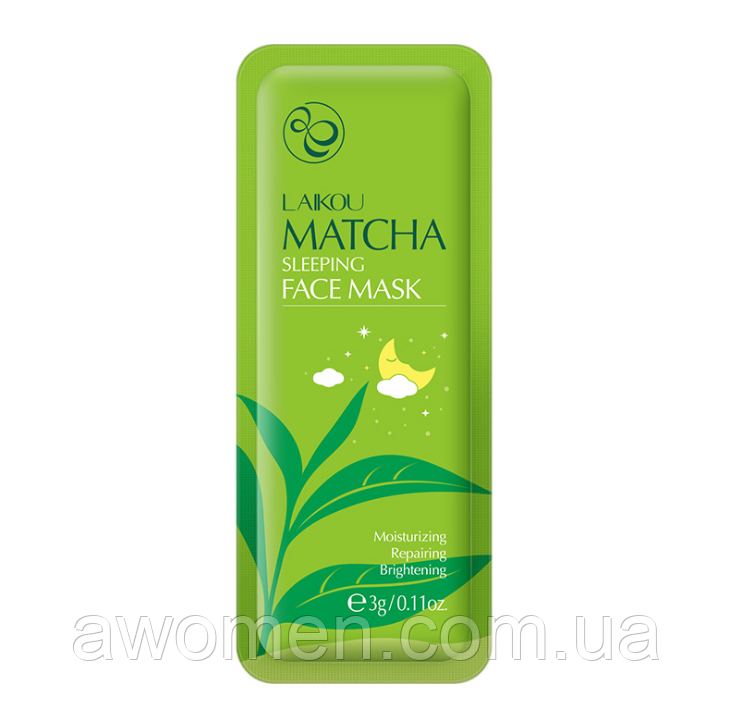 Маска для обличчя Laikou Matcha з японським чаєм маття 3 g