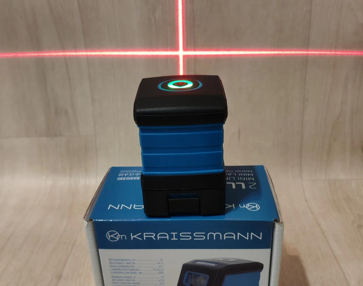 Лазерний рівень KRAISSMANN 2 LLC 15 R