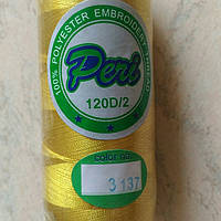 Нитки для машинної вишивки №3137, 120D/2, 3000 ярдів поліестер