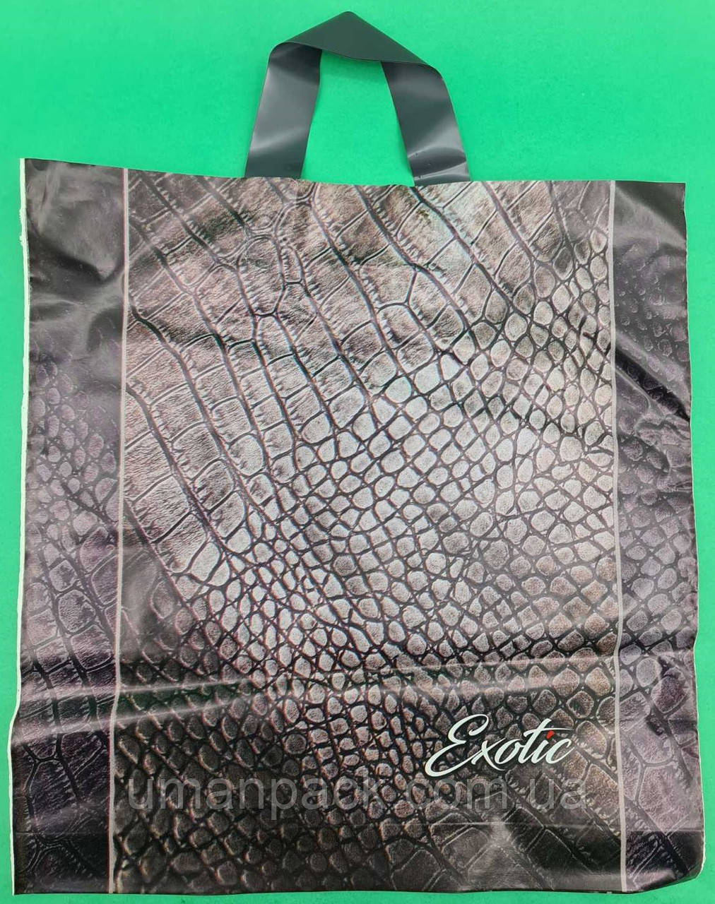 Пакет із петльовою ручкою спр п "Екзотик" (4413) (38х42+3) 90 мк (50 шт.)