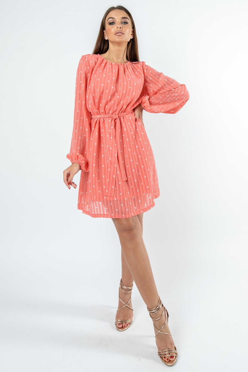 ✔️ Гарне плаття Дана шифонова вільного крою з поясом 42-52 розміри, фото 1