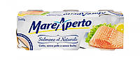 Філе лосося у власному соку Mare Aperto Salmone al Naturale упаковка 3х80 р Італія