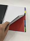 Блокнот В5 пластикова обкладинка, на спіралі, фото 4