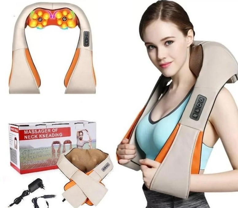 Універсальний електричний масажер для шиї Electric Massager 220+12 WT