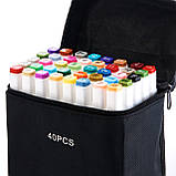 Маркери двосторонні для малювання Touch Smooth 40 штук, Набір фломастерів для художників та дизайнерів, фото 3