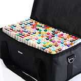 Набір скетч маркерів Touch Smooth 200 шт, двосторонні спиртові фломастери для малювання та скетчингу, фото 3