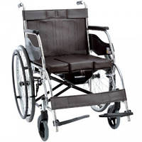 Складна інвалідна коляска з санітарним оснащенням H003B