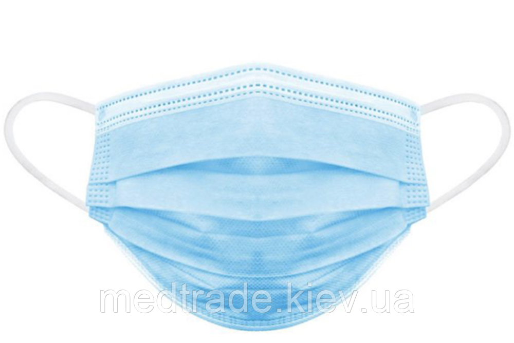 Маска медична ВОЛЕС 50 шт., фото 1