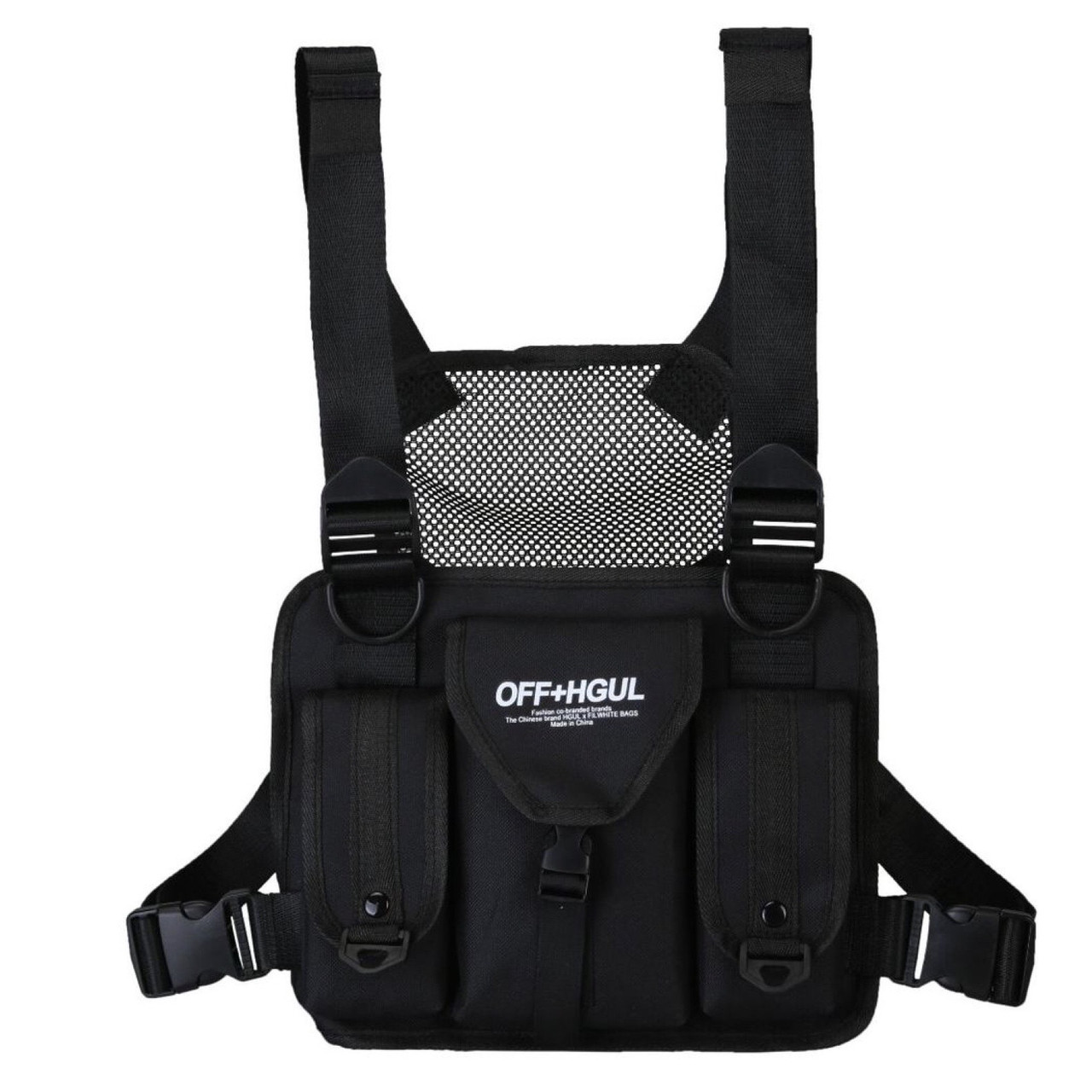 Нагрудна сумка OFFICIAL 0164 чорна, фото 1