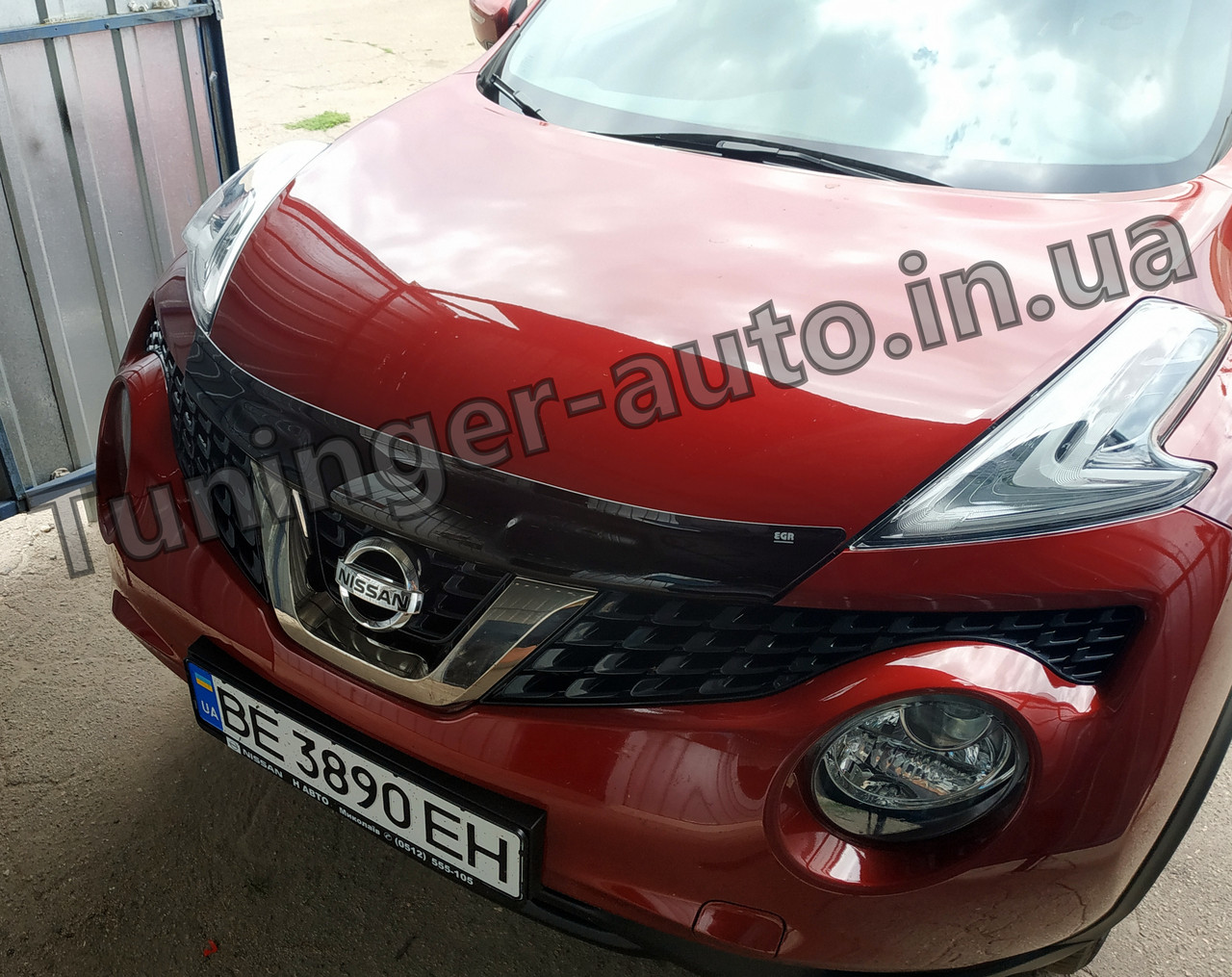 Мухобойка, Дефлектор капота Nissan Juke 2010-2019 (EGR)