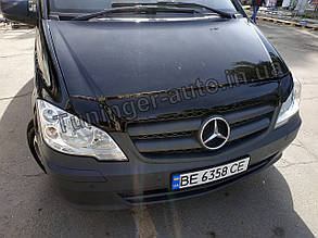 Дефлектор капота, мухобійка Mercedes Vito W639 2003-2014 (HIC)