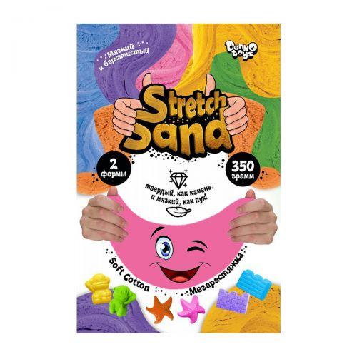 Кинетический песок Danko Toys Stretch Sand 350 г рус розовый STS-04-02 - фото 1 - id-p1227523839
