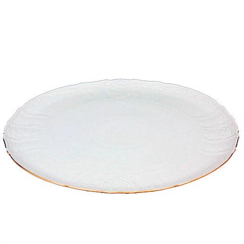 Тортниця Thun Bernadotte (Обводка золото) d32 см порцеляна (311011M з), фото 1